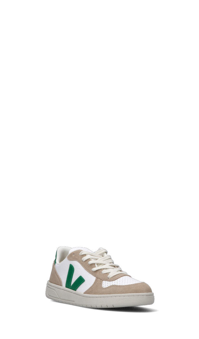 VEJA Sneaker donna bianca/verde in suede