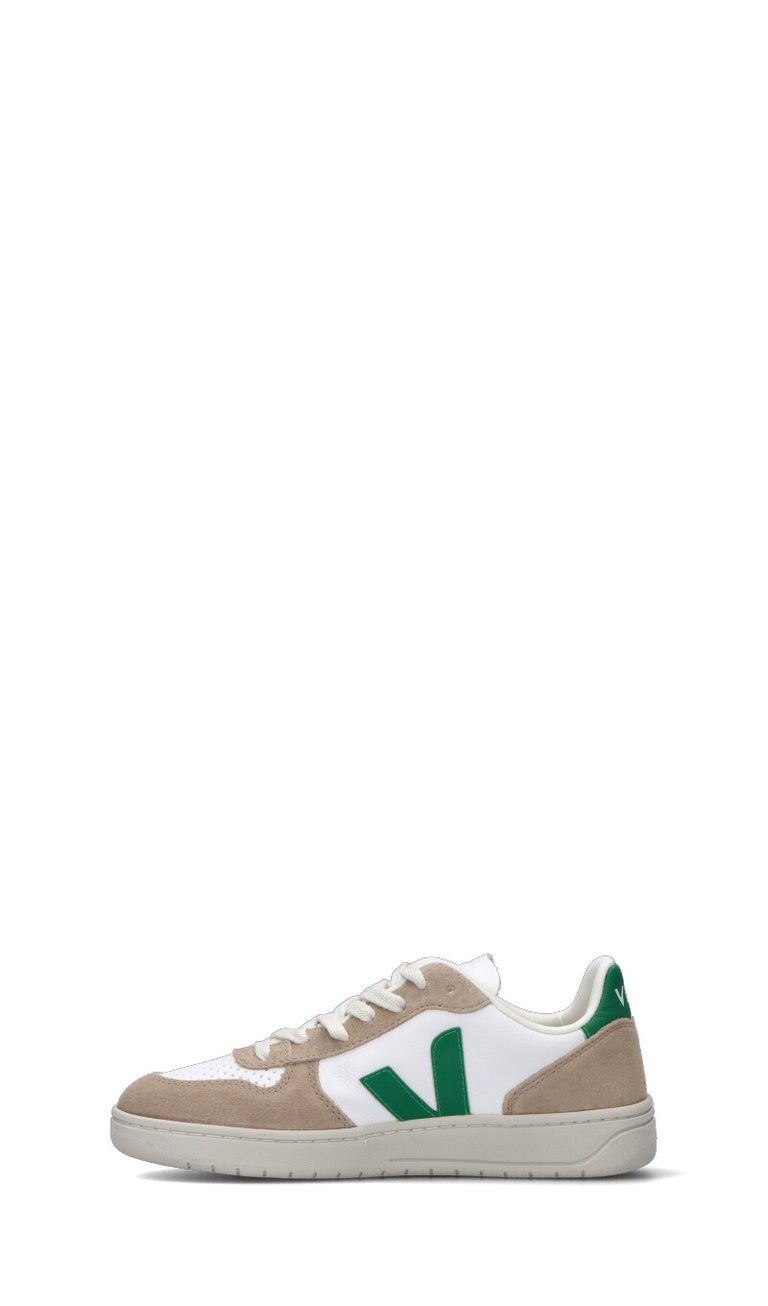 VEJA Sneaker donna bianca/verde in suede