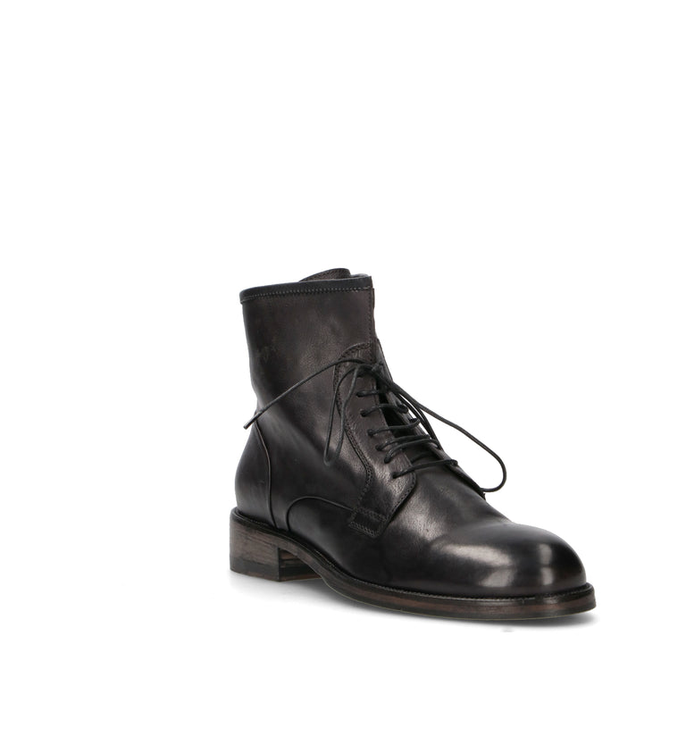 HUNDRED 100 Polacco donna antracite in pelle