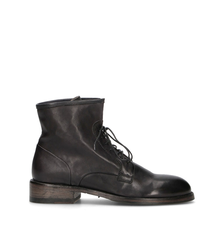 HUNDRED 100 Polacco donna antracite in pelle