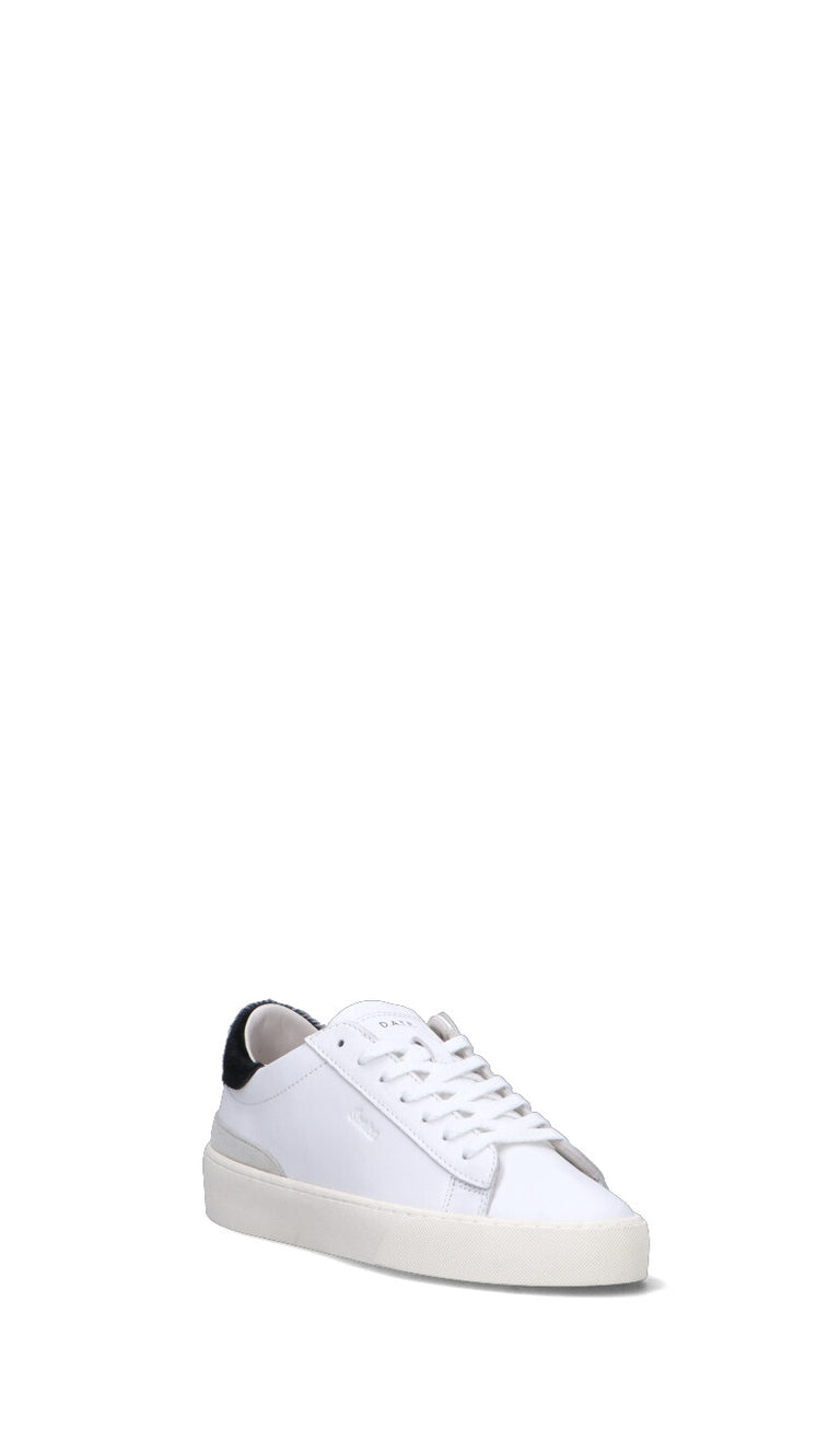 D.A.T.E. Sneaker donna bianca/nera in pelle