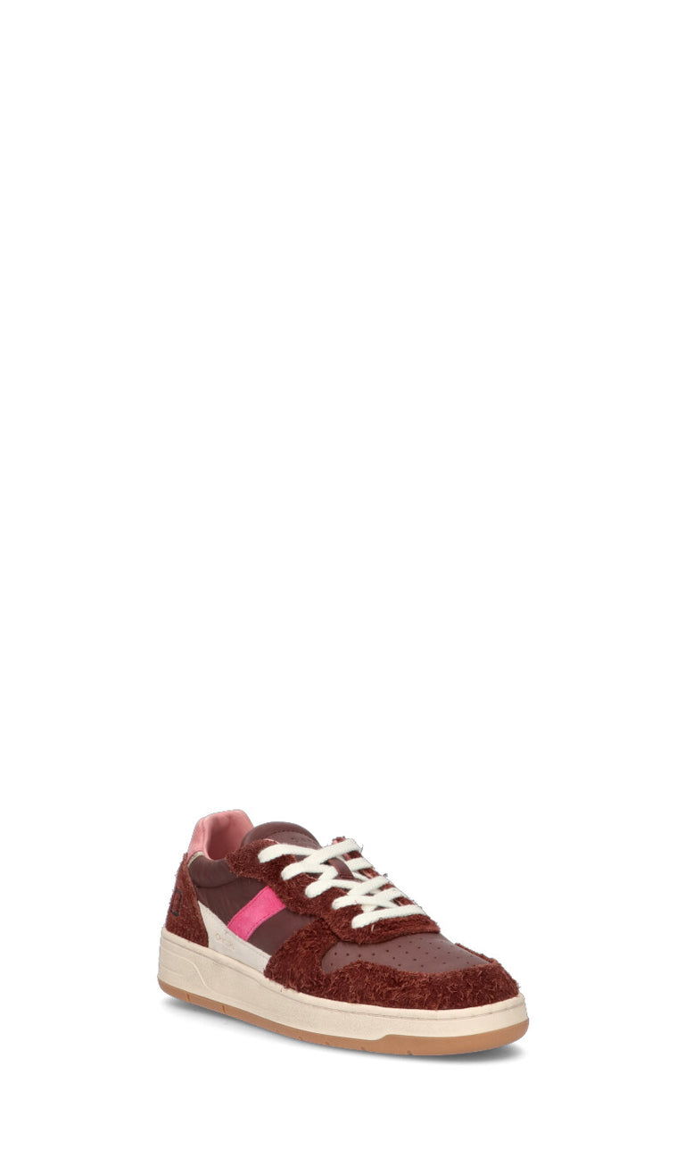 D.A.T.E. - COURT 2.0 Sneaker donna cioccolato in suede