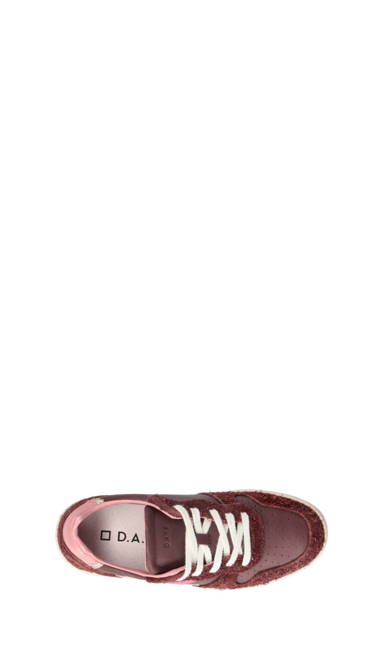 D.A.T.E. - COURT 2.0 Sneaker donna cioccolato in suede