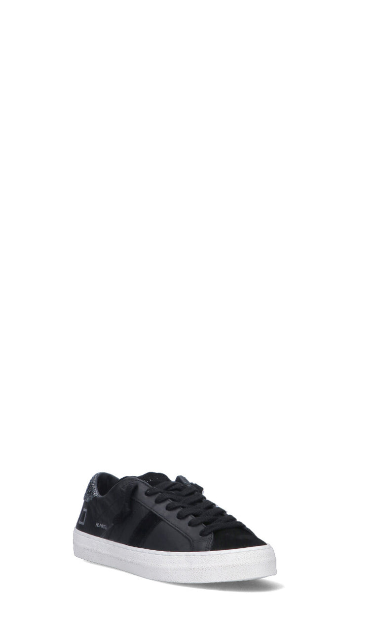 D.A.T.E. - HILL LOW Sneaker donna nera in suede
