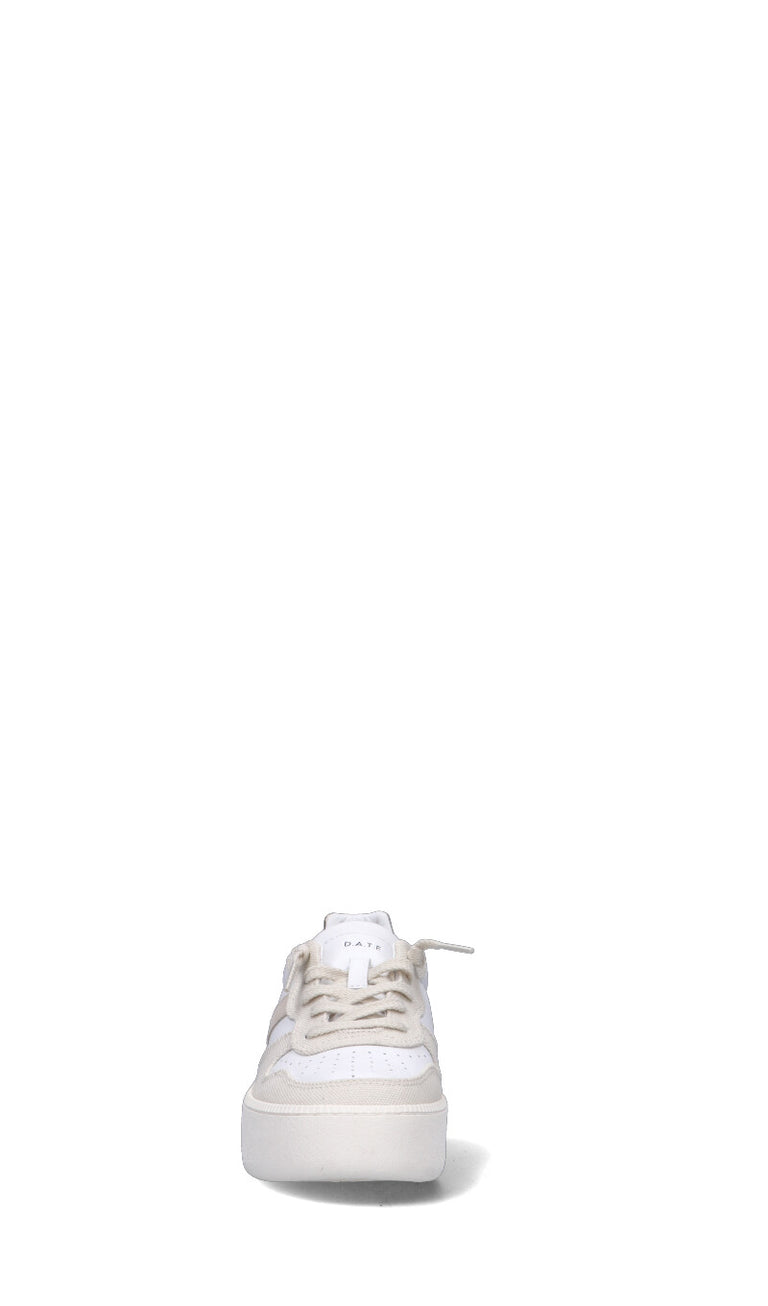 D.A.T.E. COURT PLATFORM Sneaker donna bianca/beige