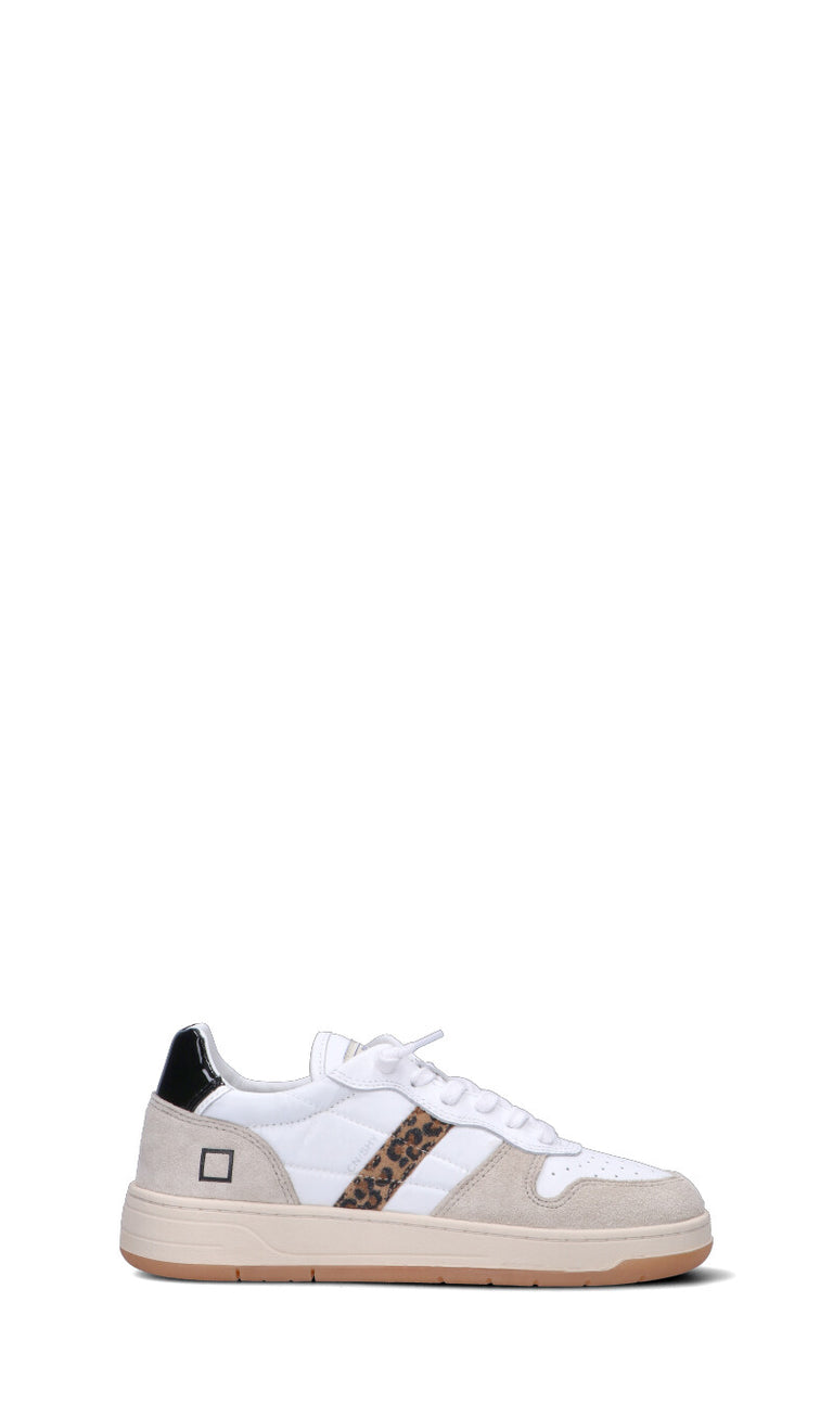 D.A.T.E. COURT SHINY Sneaker donna bianca/nera