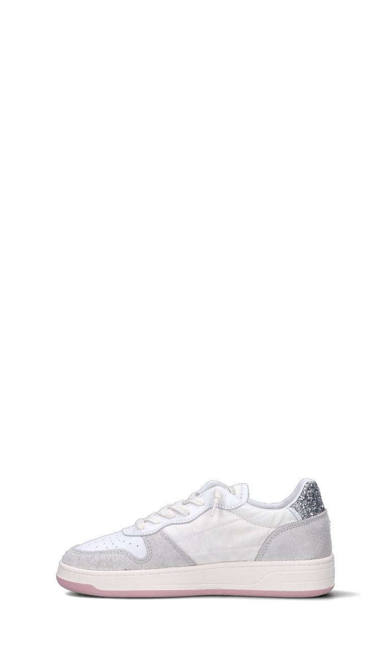 D.A.T.E. COURT SHINY Sneaker donna bianca/fucsia