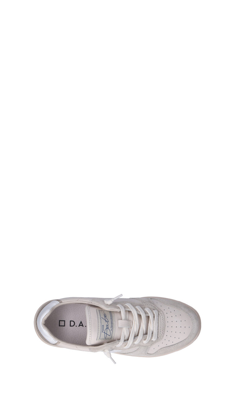 D.A.T.E. COURT SHINY Sneaker donna bianca in pelle