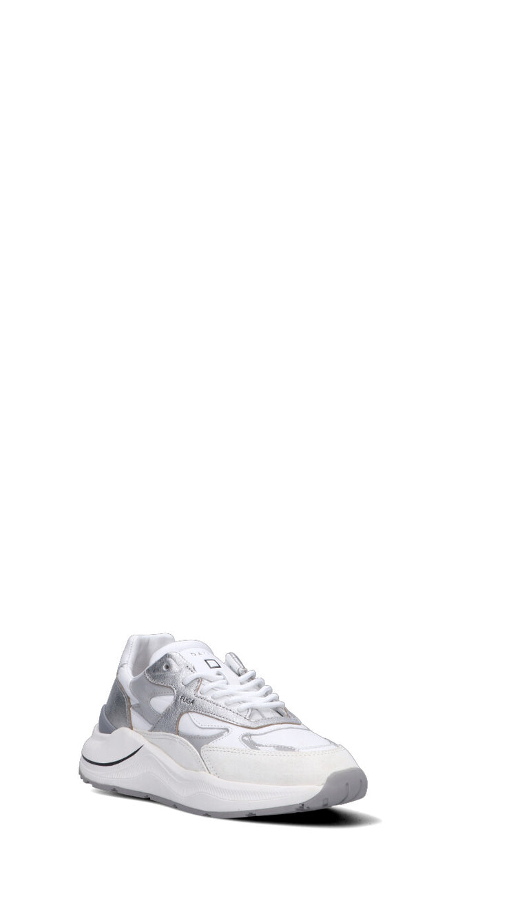 D.A.T.E. FUGA Sneaker donna bianca/argento