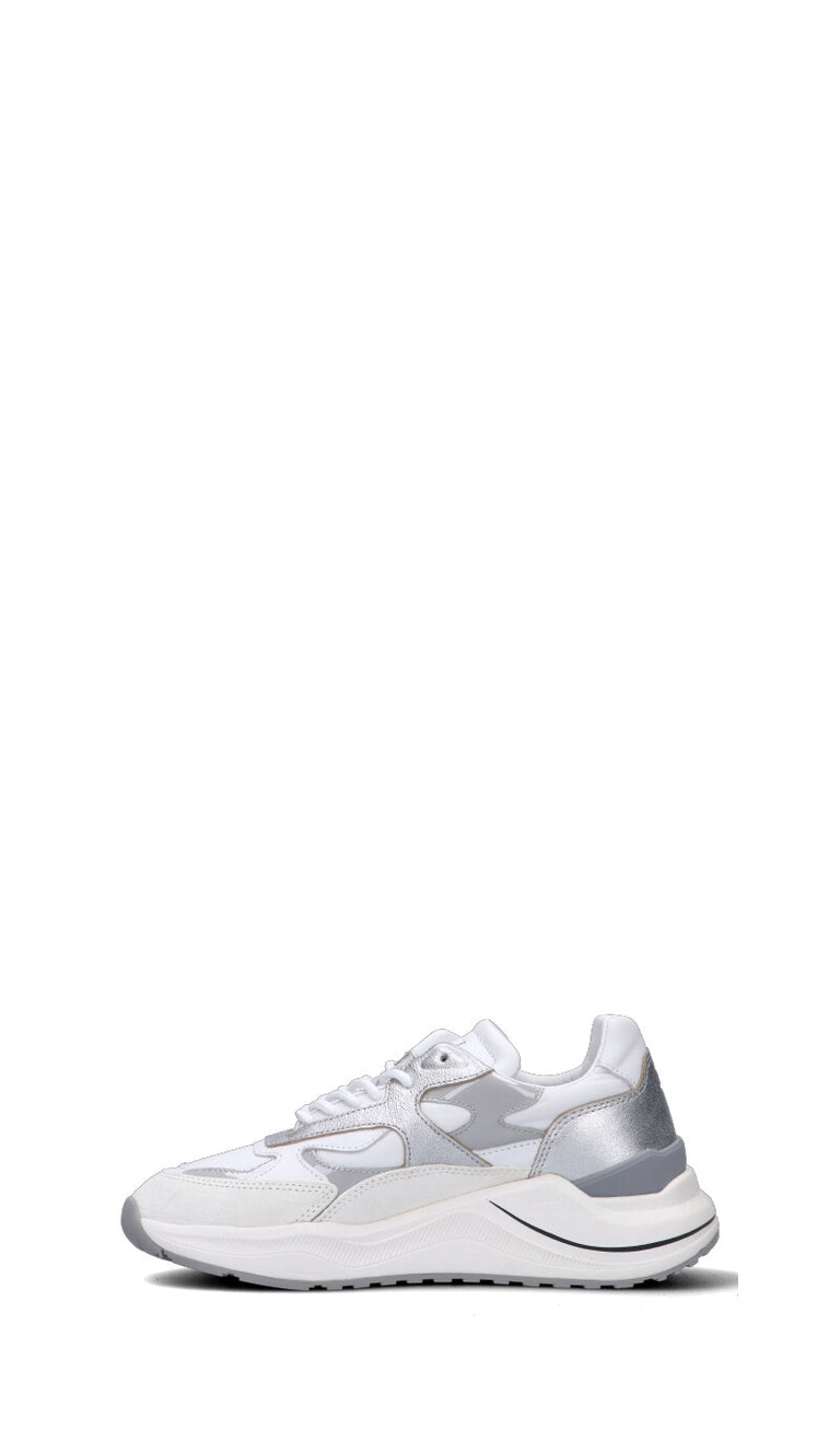 D.A.T.E. FUGA Sneaker donna bianca/argento