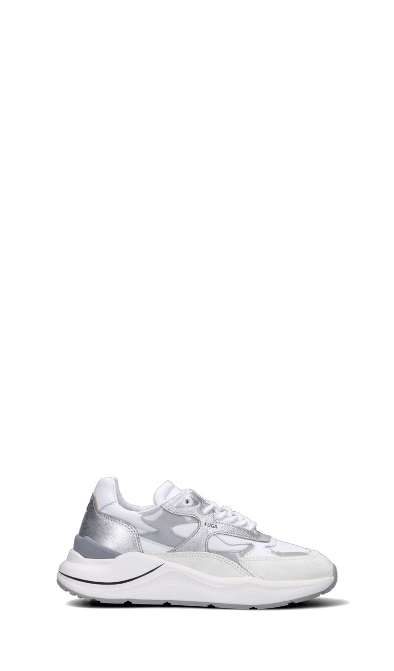 D.A.T.E. FUGA Sneaker donna bianca/argento