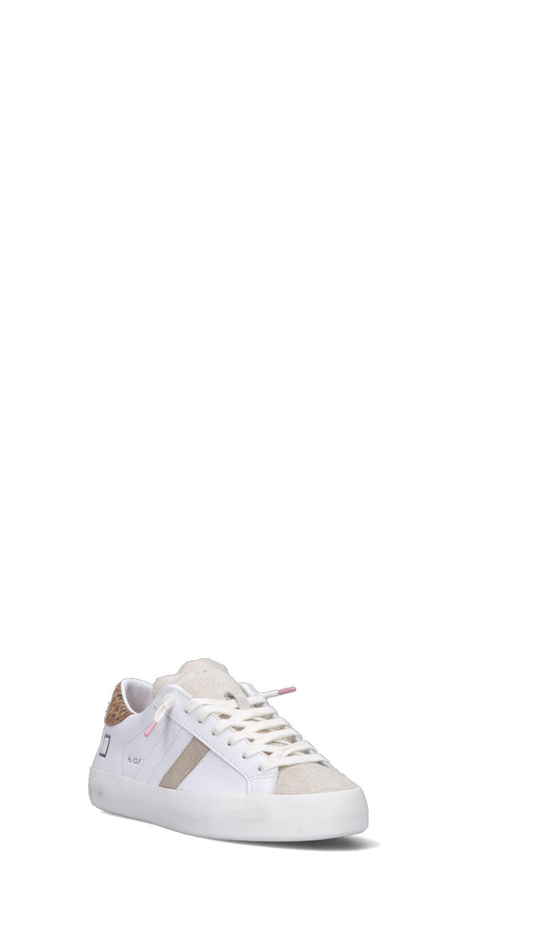 D.A.T.E. HILL LOW Sneaker donna bianca/maculata in pelle
