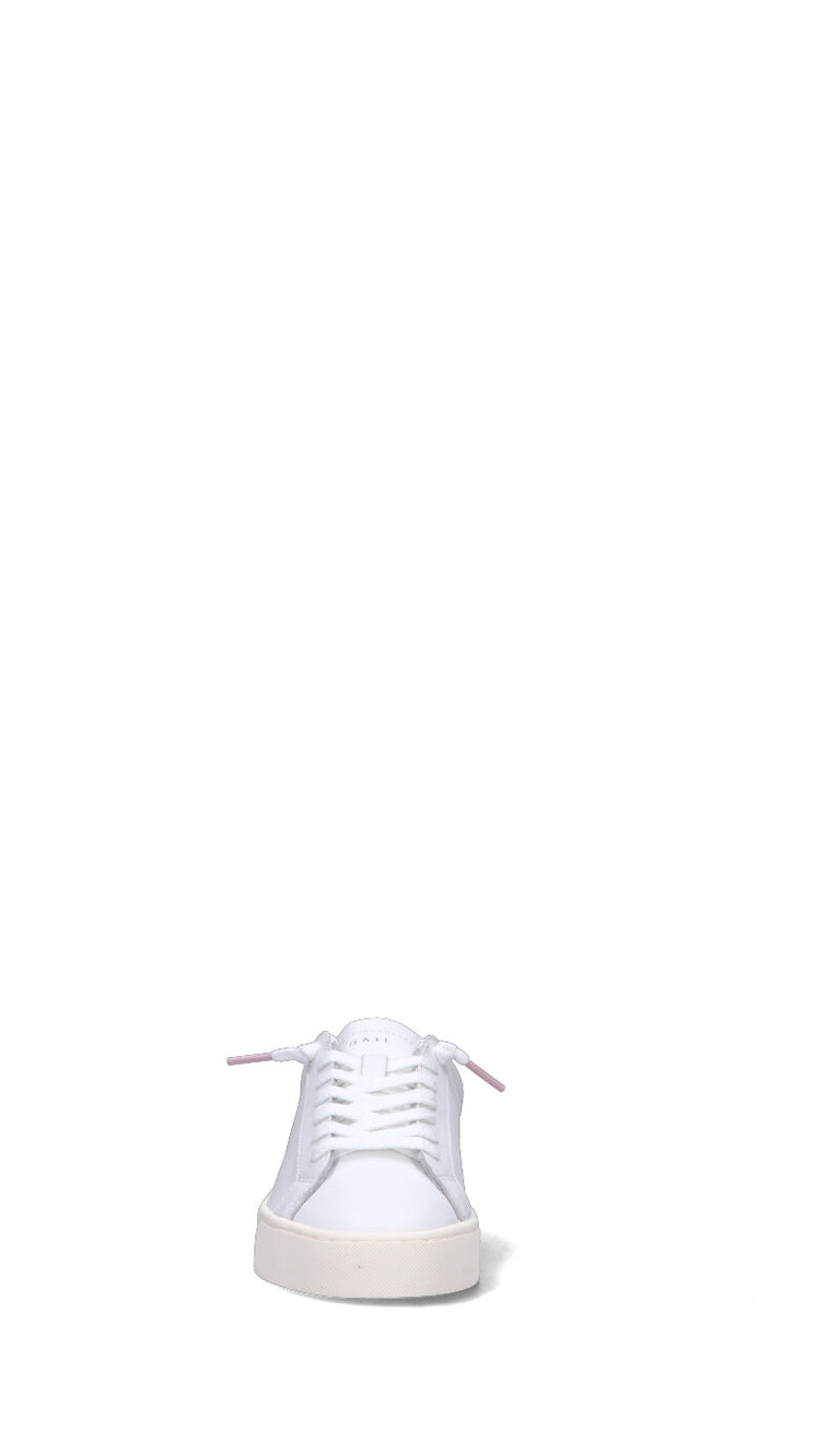 D.A.T.E. SONICA CALF Sneaker donna bianca/rosa in pelle