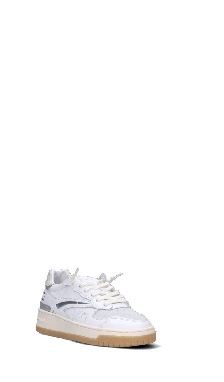 D.A.T.E. TORNEO Sneaker donna bianca in pelle