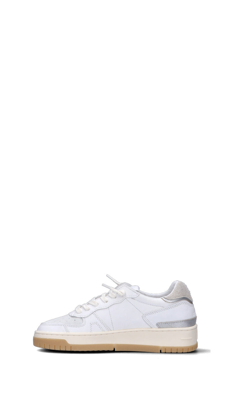 D.A.T.E. TORNEO Sneaker donna bianca in pelle