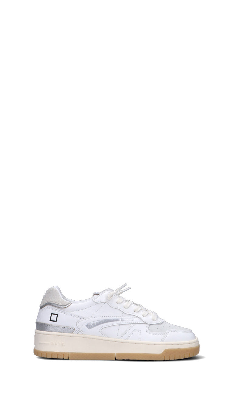 D.A.T.E. TORNEO Sneaker donna bianca in pelle