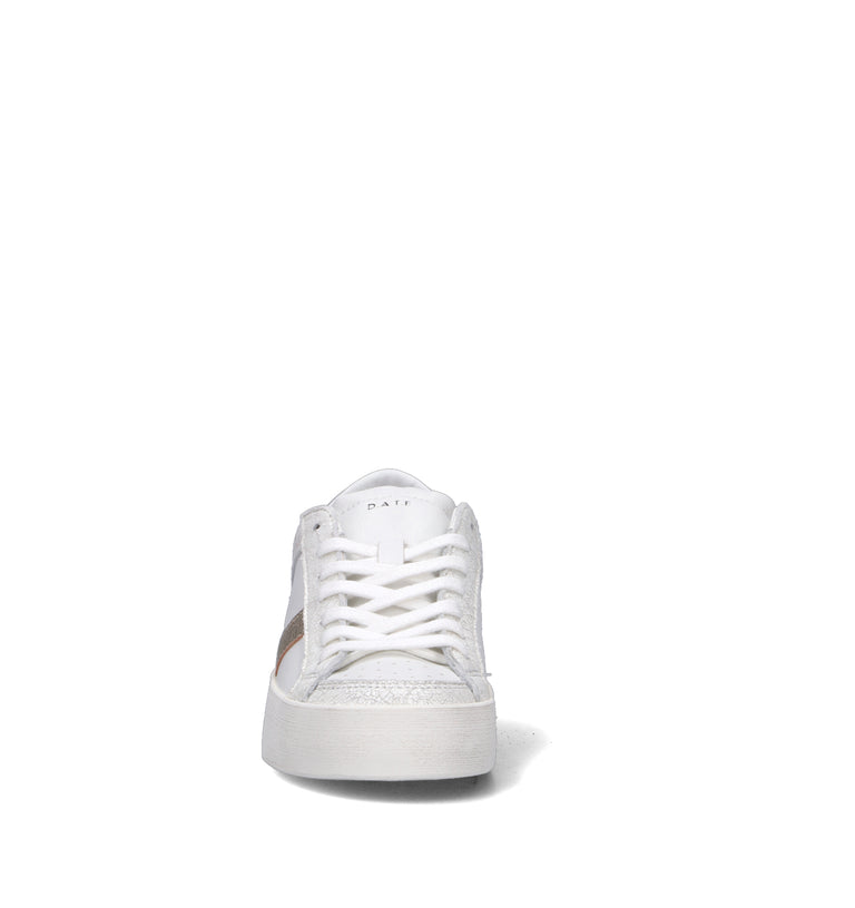 D.A.T.E. Sneaker donna bianca in pelle