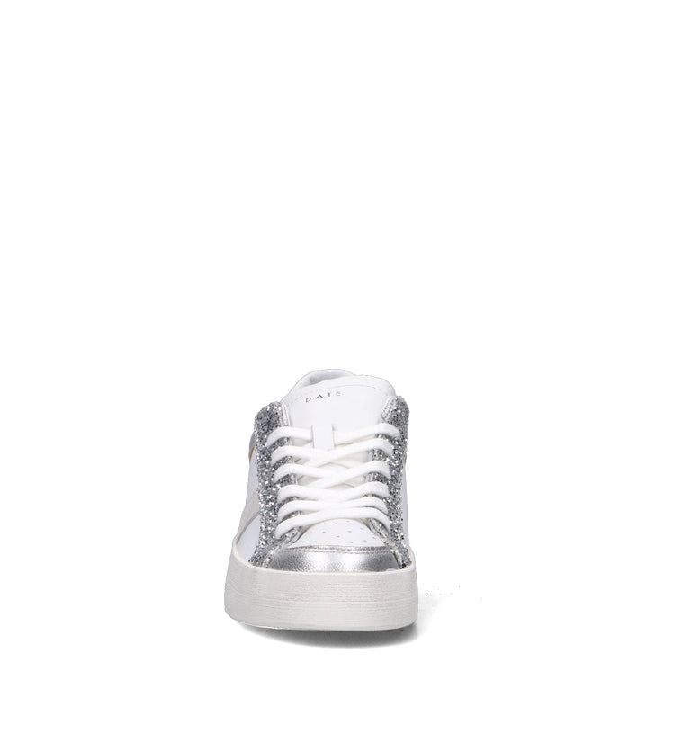 D.A.T.E. Sneaker donna bianca/argento