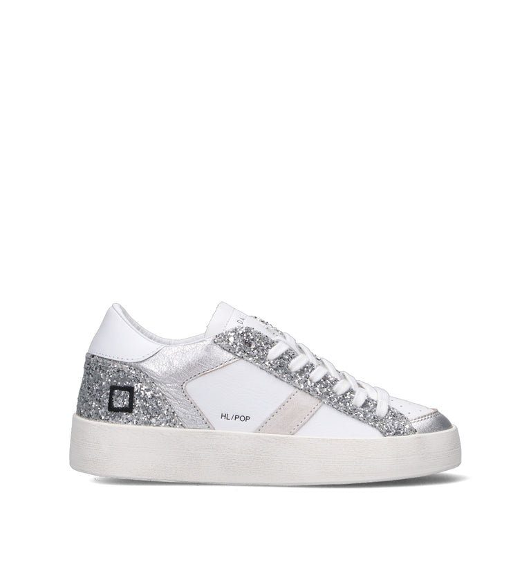 D.A.T.E. Sneaker donna bianca/argento