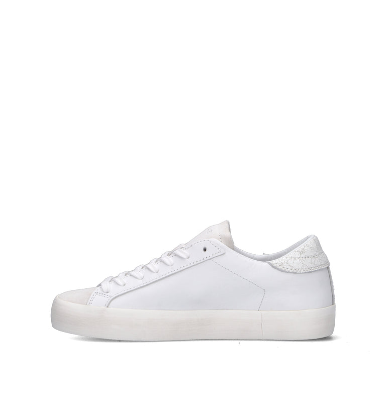D.A.T.E. Sneaker donna bianca in pelle