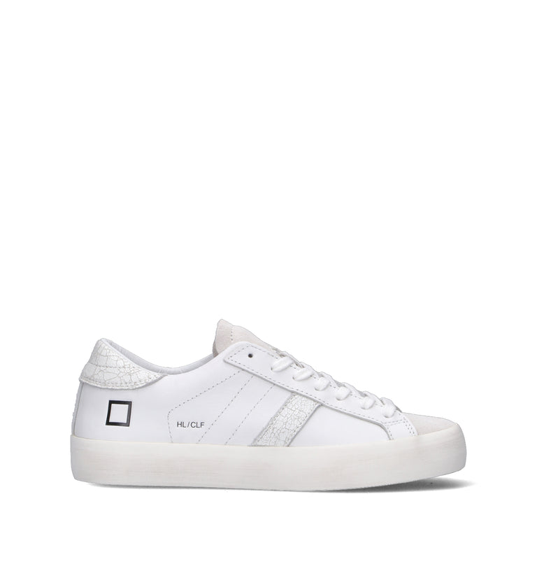 D.A.T.E. Sneaker donna bianca in pelle