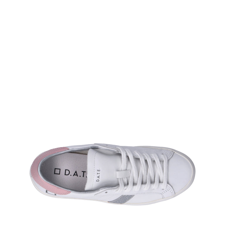 D.A.T.E. Sneaker donna bianca/rosa