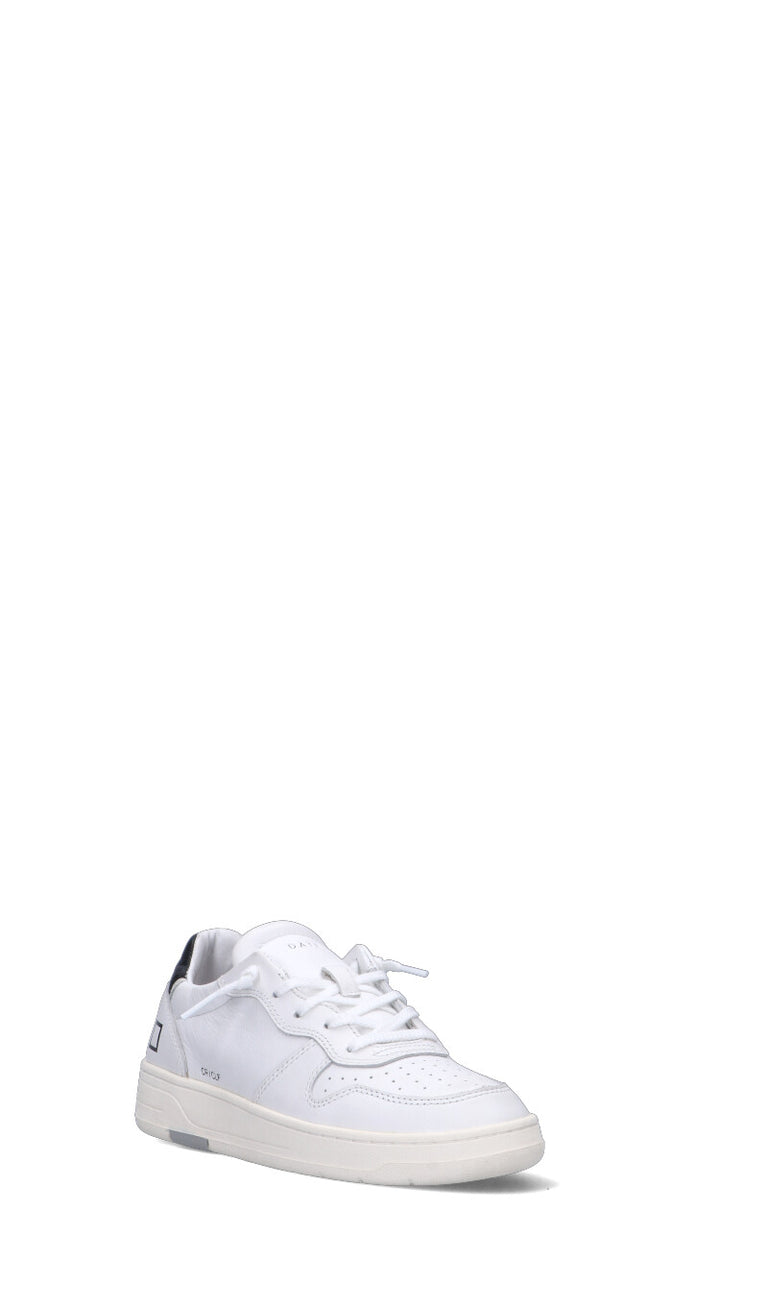 D.A.T.E. COURT CALF Sneaker donna bianca/nera in pelle