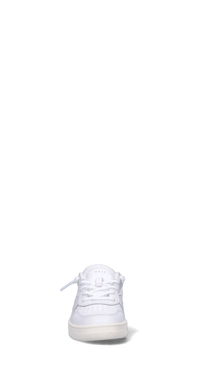 D.A.T.E. COURT CALF Sneaker donna bianca/nera in pelle