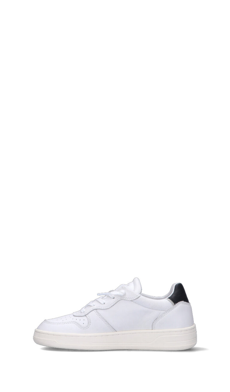 D.A.T.E. COURT CALF Sneaker donna bianca/nera in pelle
