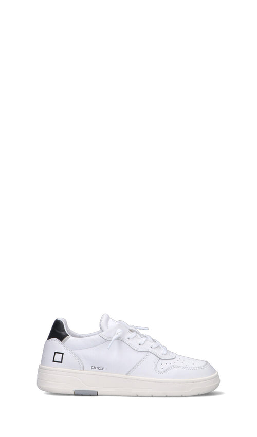D.A.T.E. COURT CALF Sneaker donna bianca/nera in pelle