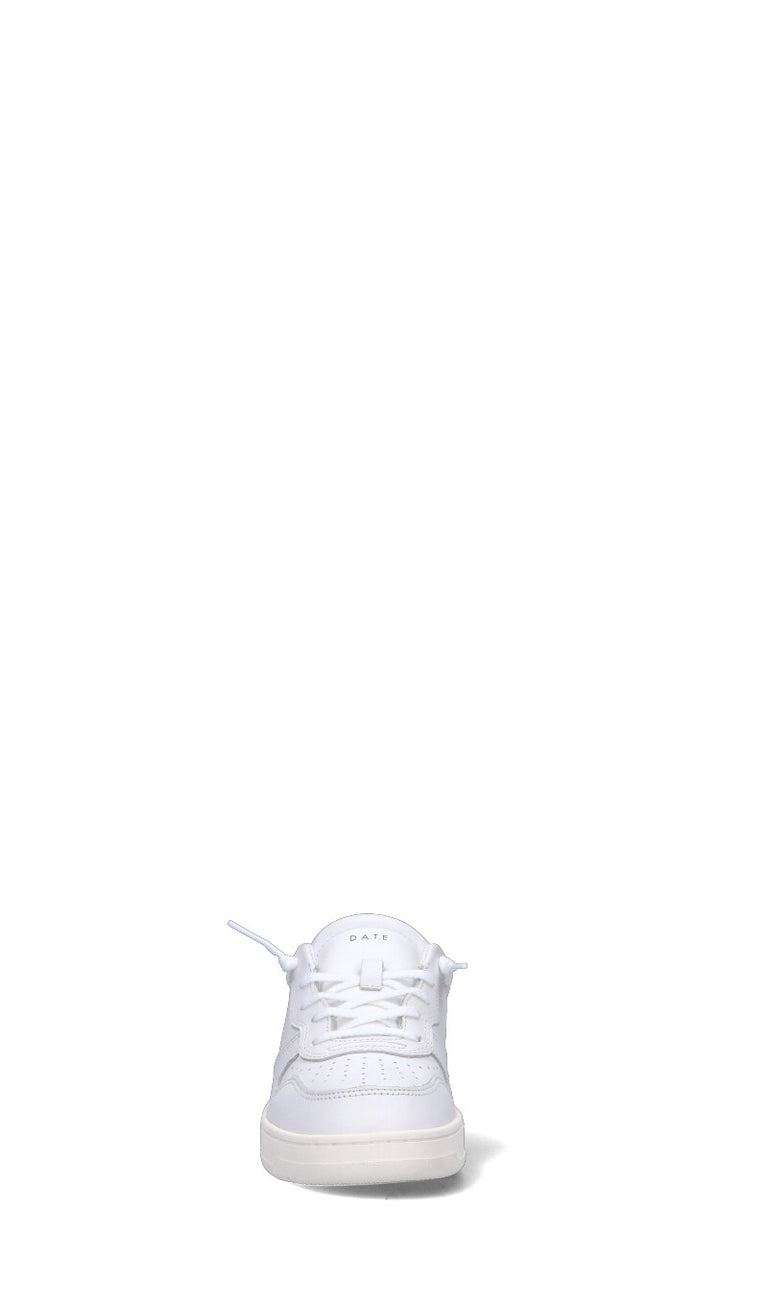 D.A.T.E. COURT CALF Sneaker donna bianca/fucsia in pelle