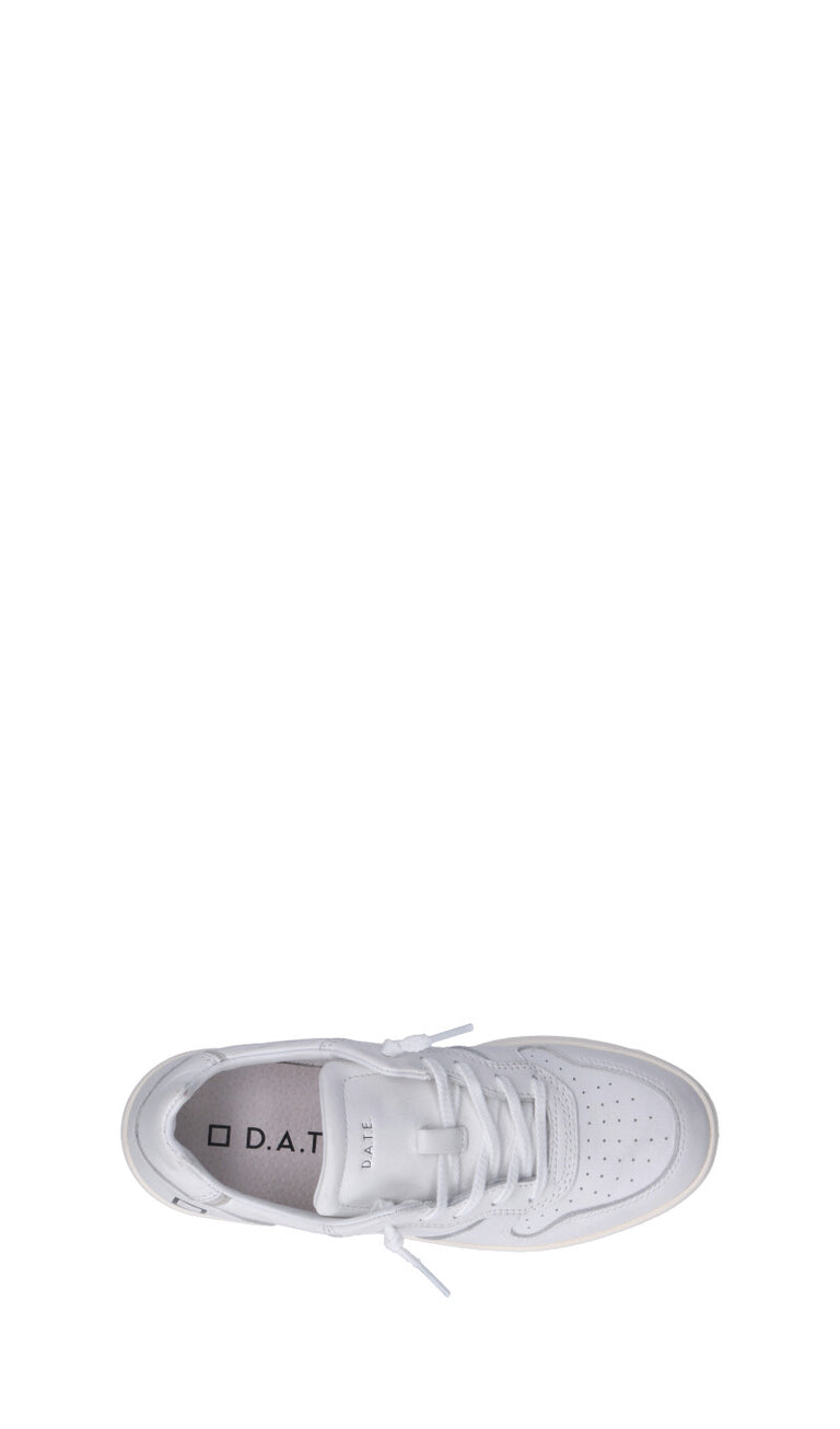 D.A.T.E. COURT CALF Sneaker donna bianca in pelle
