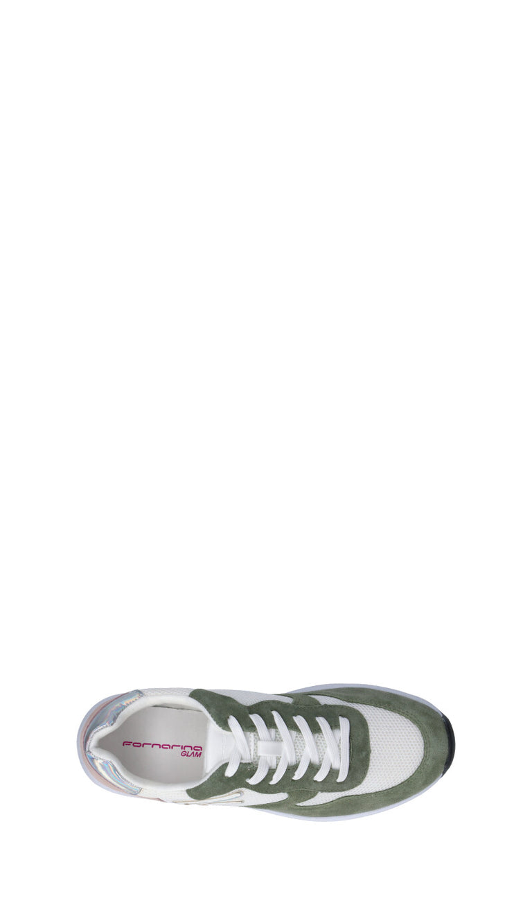 FORNARINA Sneaker donna verde in pelle