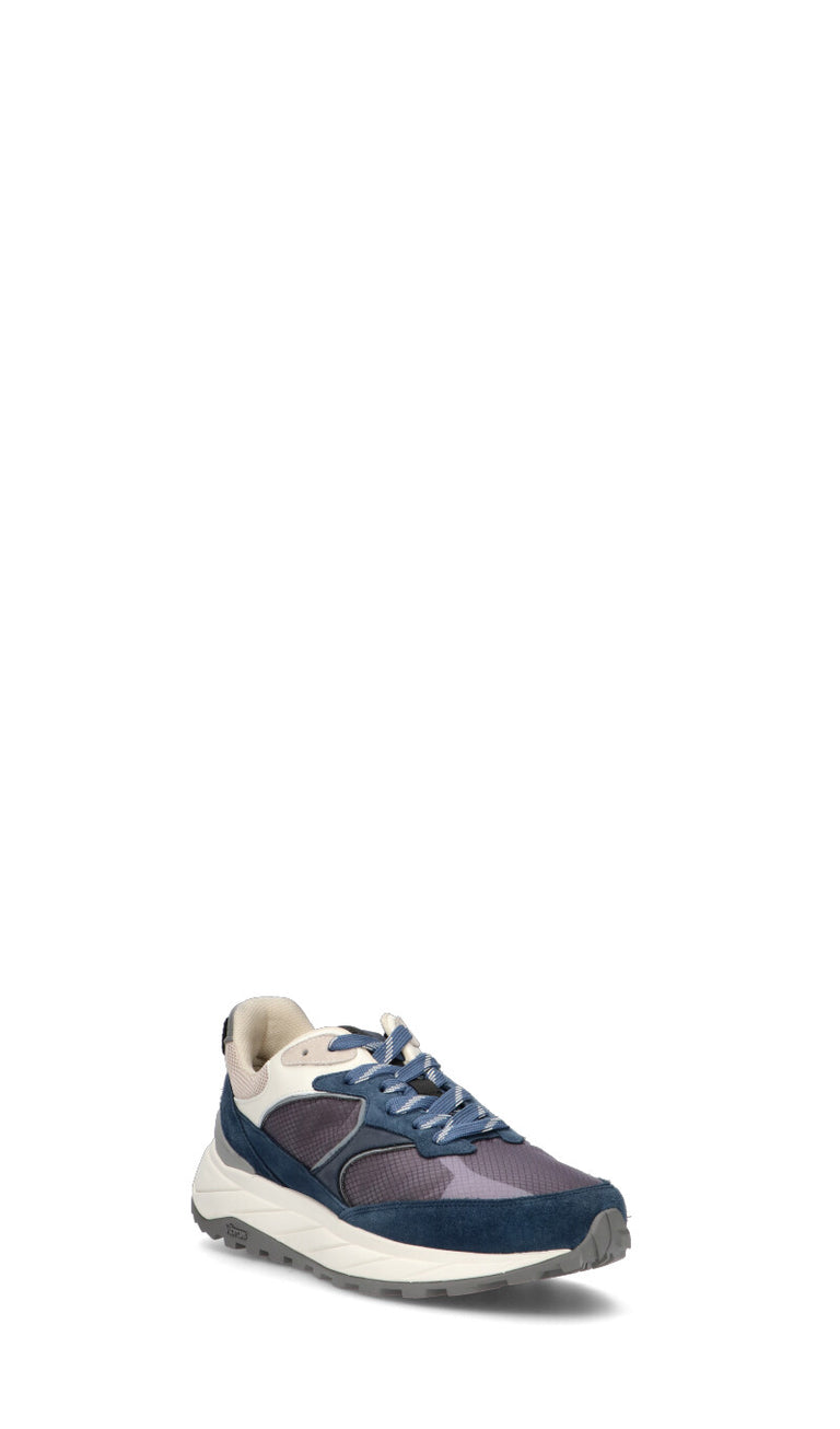WOOLRICH Sneaker uomo blu in suede