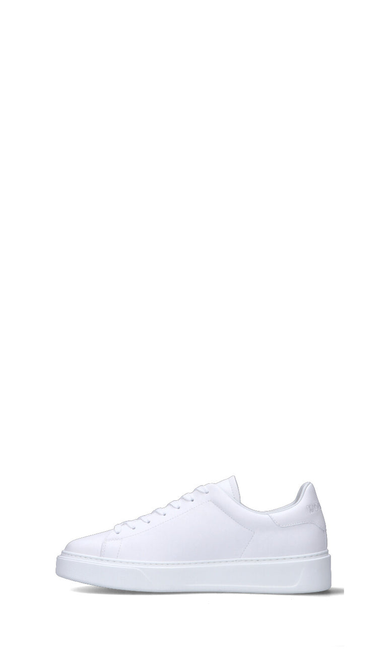 WOOLRICH Sneaker uomo bianca in pelle