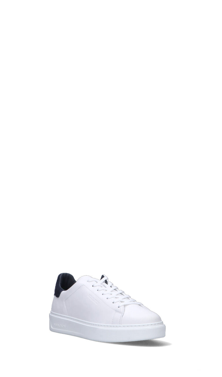 WOOLRICH Sneaker uomo bianca/blu in pelle