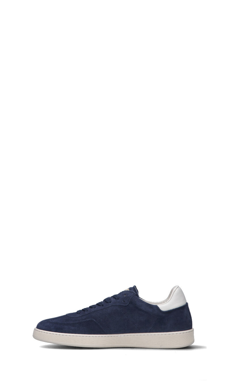 WOOLRICH  Sneaker uomo blu in suede