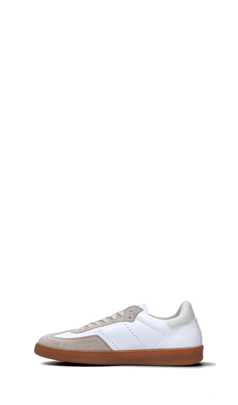 WOOLRICH Sneaker uomo bianca/beige in pelle
