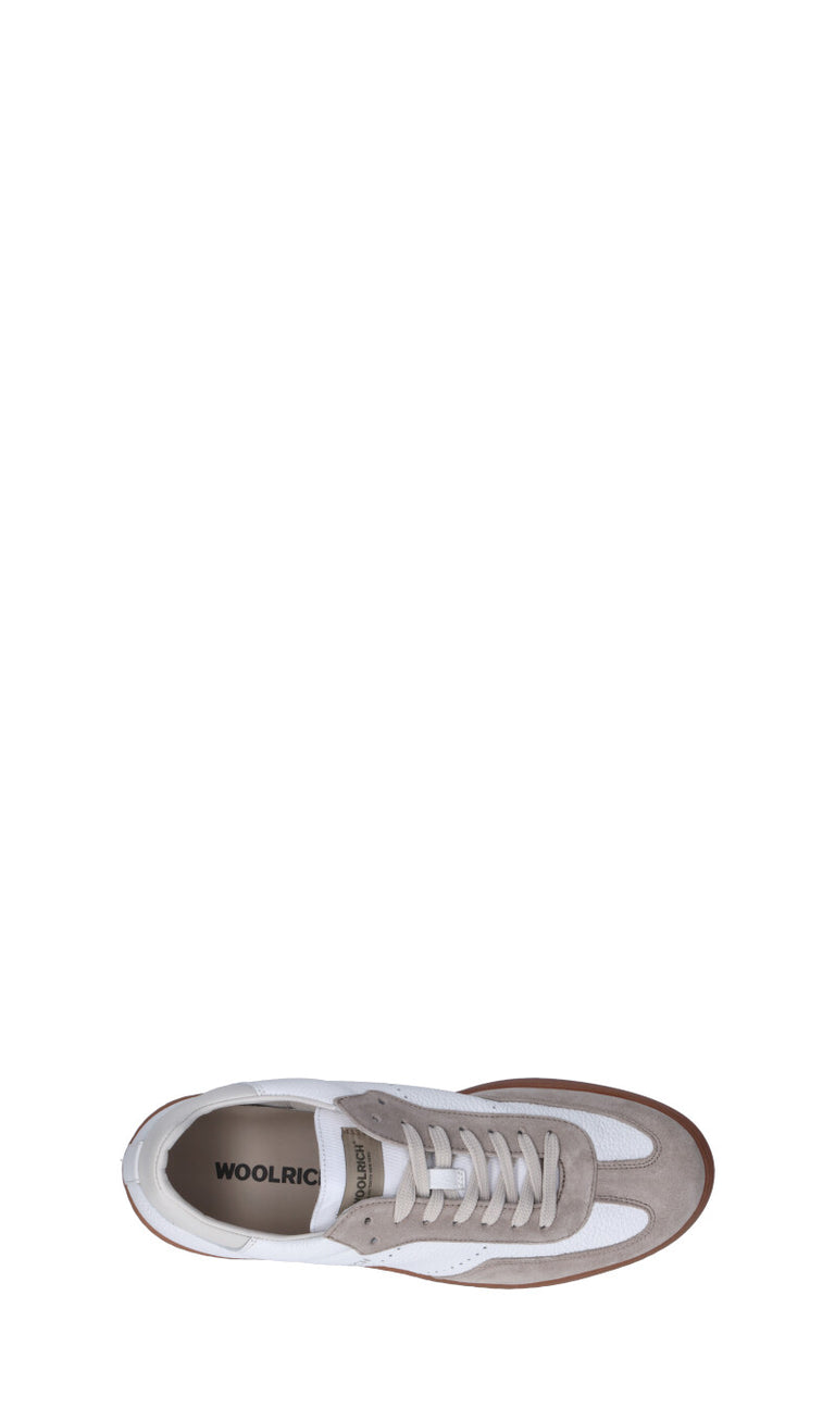WOOLRICH Sneaker uomo bianca/beige in pelle