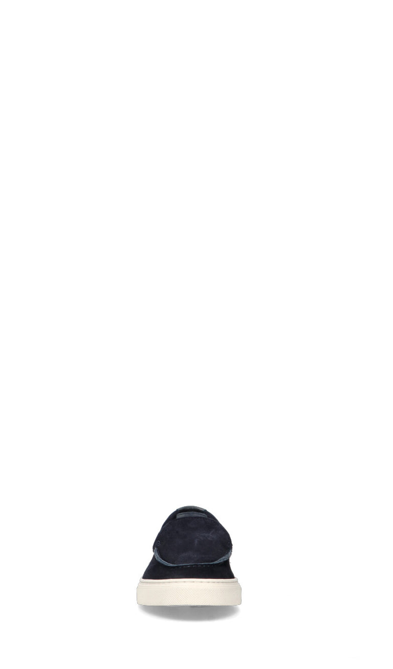 WOOLRICH Slip on uomo blu in suede