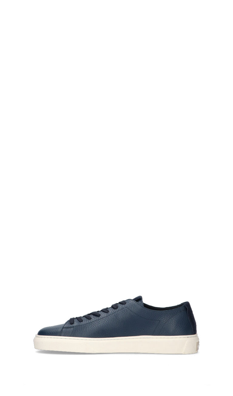 WOOLRICH Sneaker uomo blu in pelle