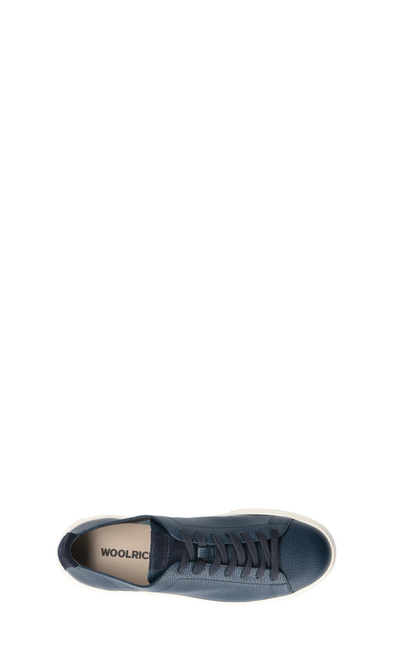 WOOLRICH Sneaker uomo blu in pelle
