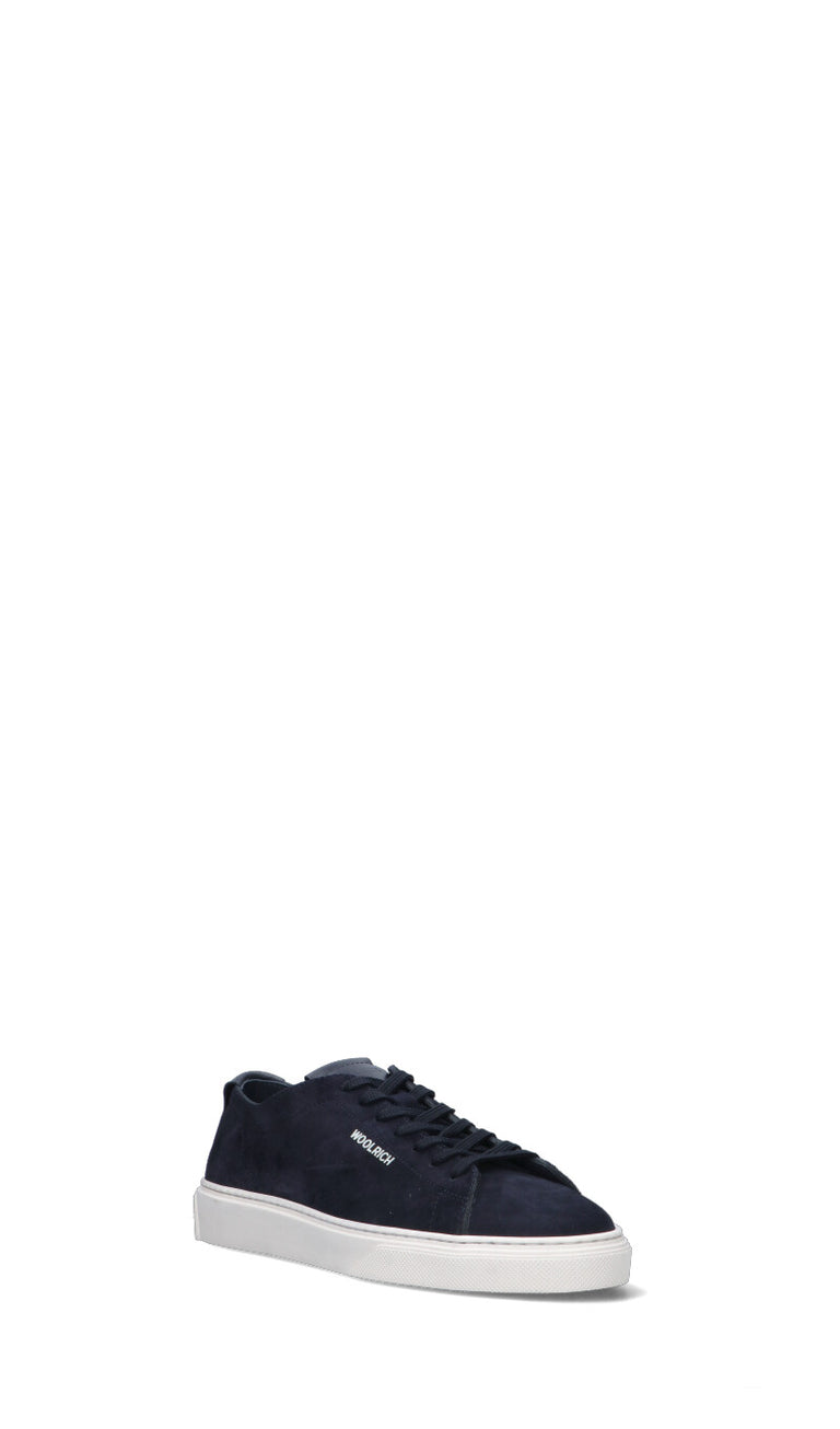 WOOLRICH Sneaker uomo blu in suede