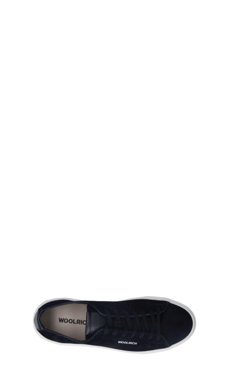 WOOLRICH Sneaker uomo blu in suede