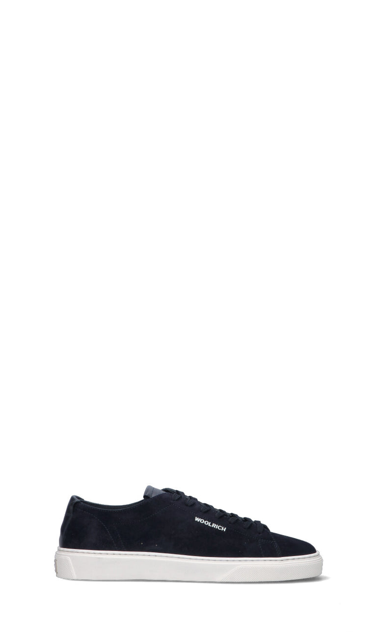 WOOLRICH Sneaker uomo blu in suede