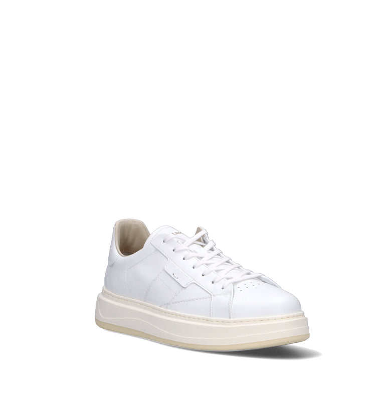 WOOLRICH Sneaker uomo bianca in pelle