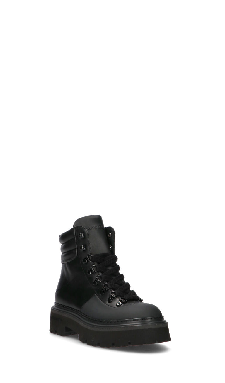WOOLRICH polacco donna nero in pelle