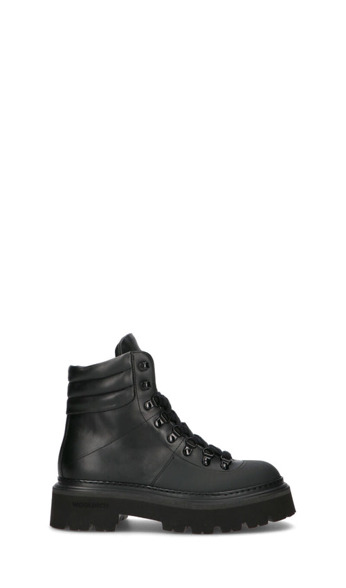 WOOLRICH polacco donna nero in pelle