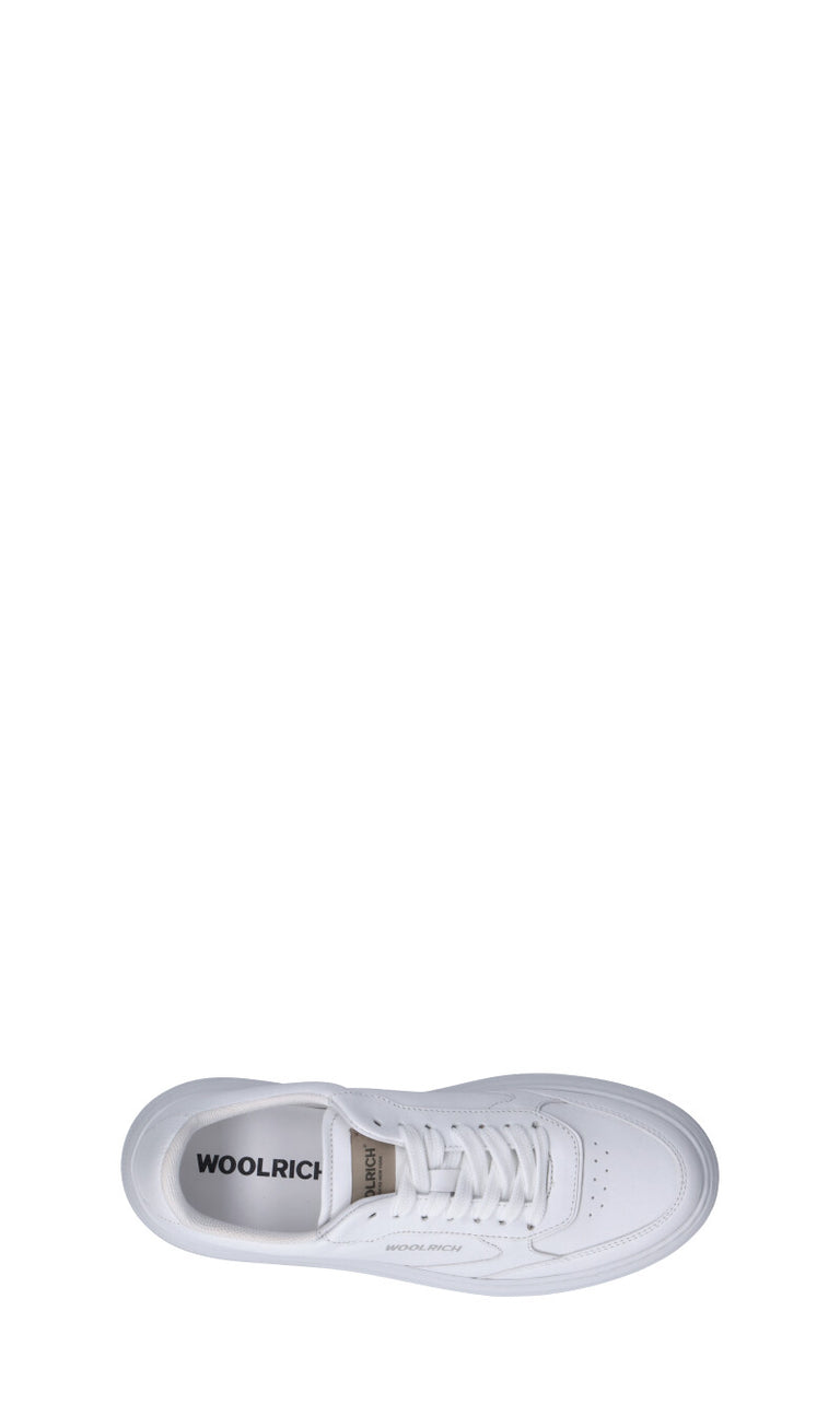 WOOLRICH Sneaker donna bianca in pelle