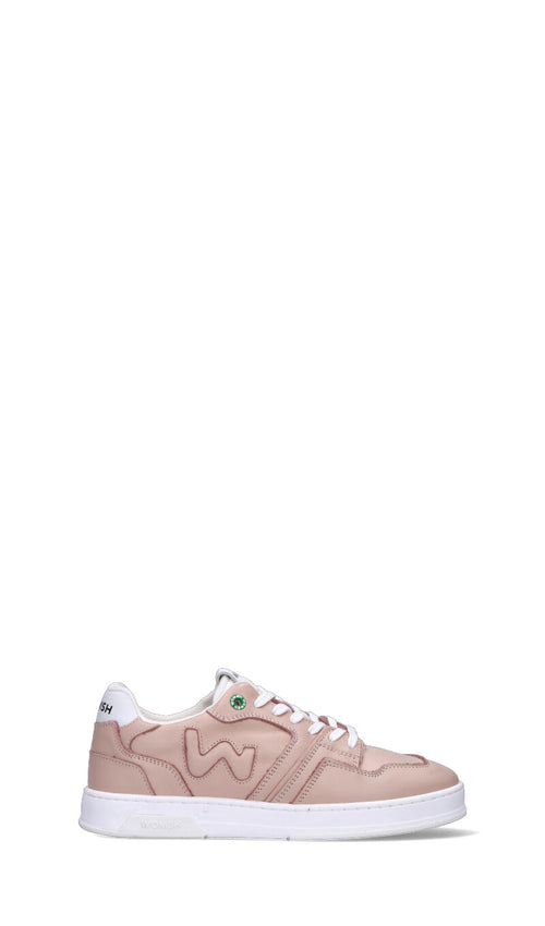 WOMSH Sneaker donna rosa in pelle